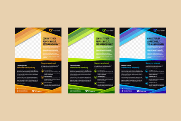 Black Background Vertical Flyer Medical Graphics & Print Templates
