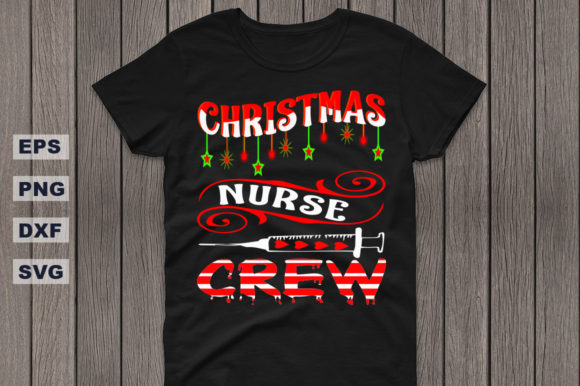 Christmas Nurse Graphics for T-Shirt Designs