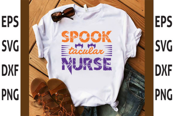 Halloween Nurse SVG: Graphics for T-Shirt Designs