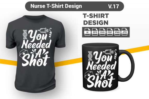 Nurse T-shirt Design: Best Nurse Shirt 17 Graphics & Print Templates