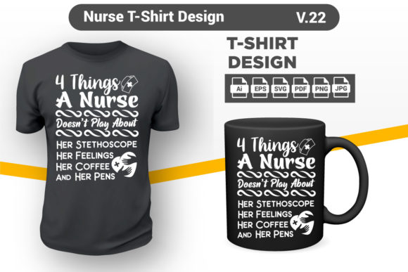Nurse T-shirt Design Best Nurse Shirt 22 Graphics Print Templates