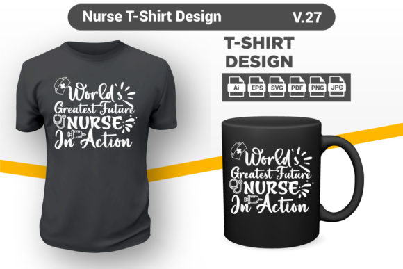 Nurse T-shirt Design Best Nurse Shirt 27 Graphics