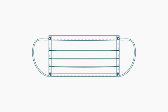 Outline Style Rectangle Medical Mask Graphics and Illustrations Review