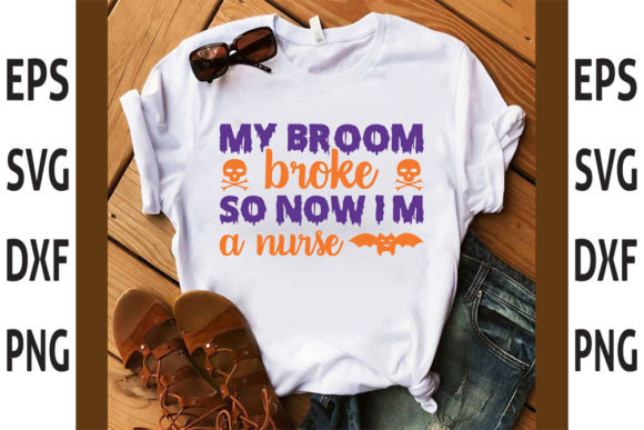 Review: My Broom Broke Halloween SVG for Embroidery