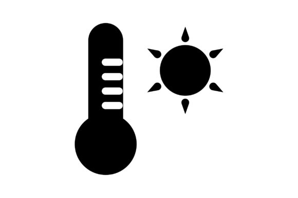 Thermometer Icon Vector Illustration: Graphics & Icons